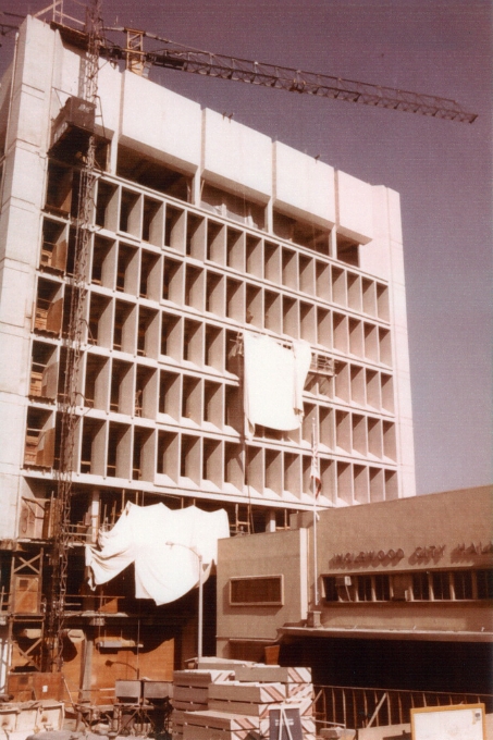 Inglewood City Hall - Construction -  photo courtesy of the Inglewood Public Library